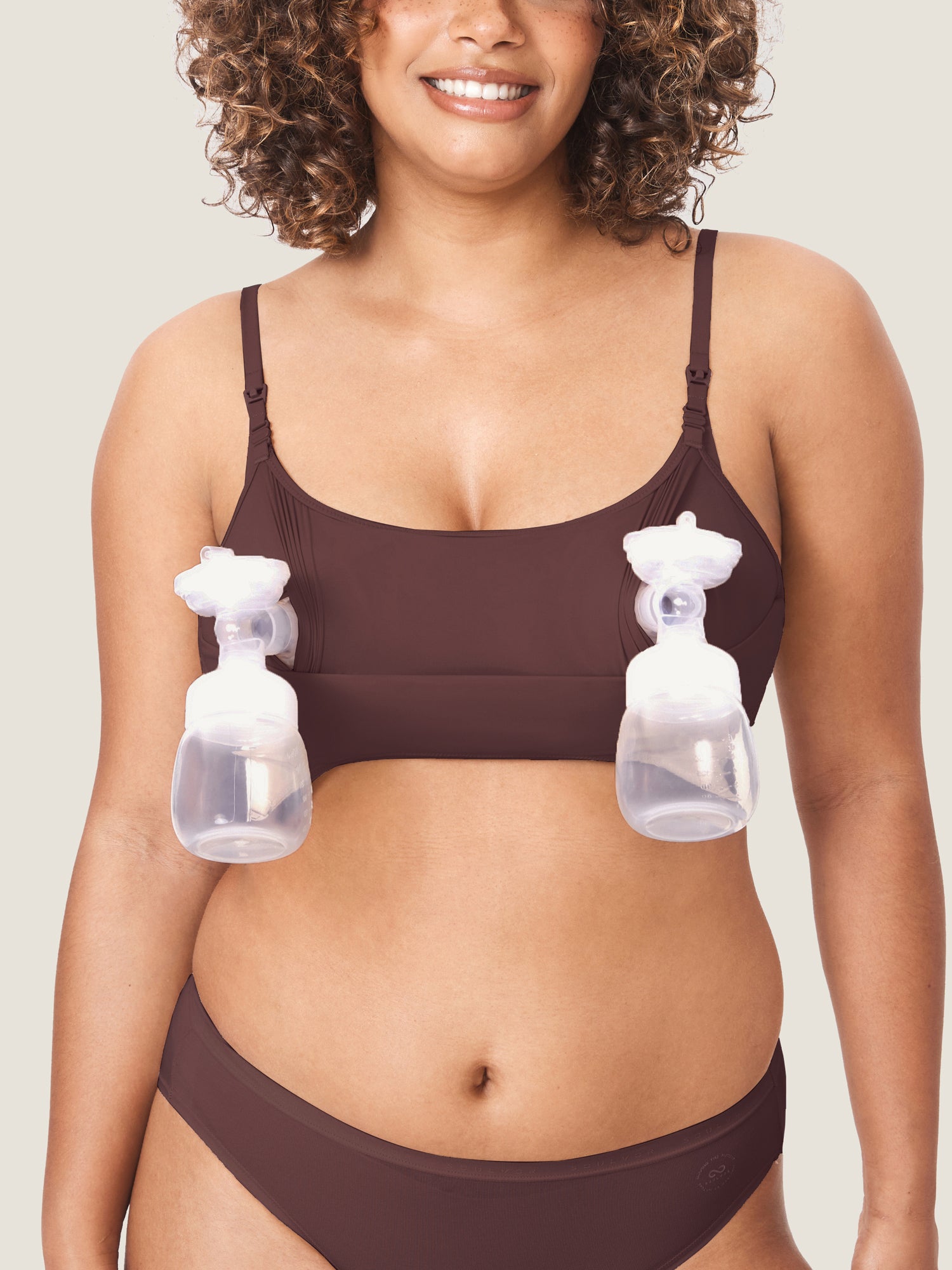 Inbarely® All-In-One Pumping Bra Hazelnut