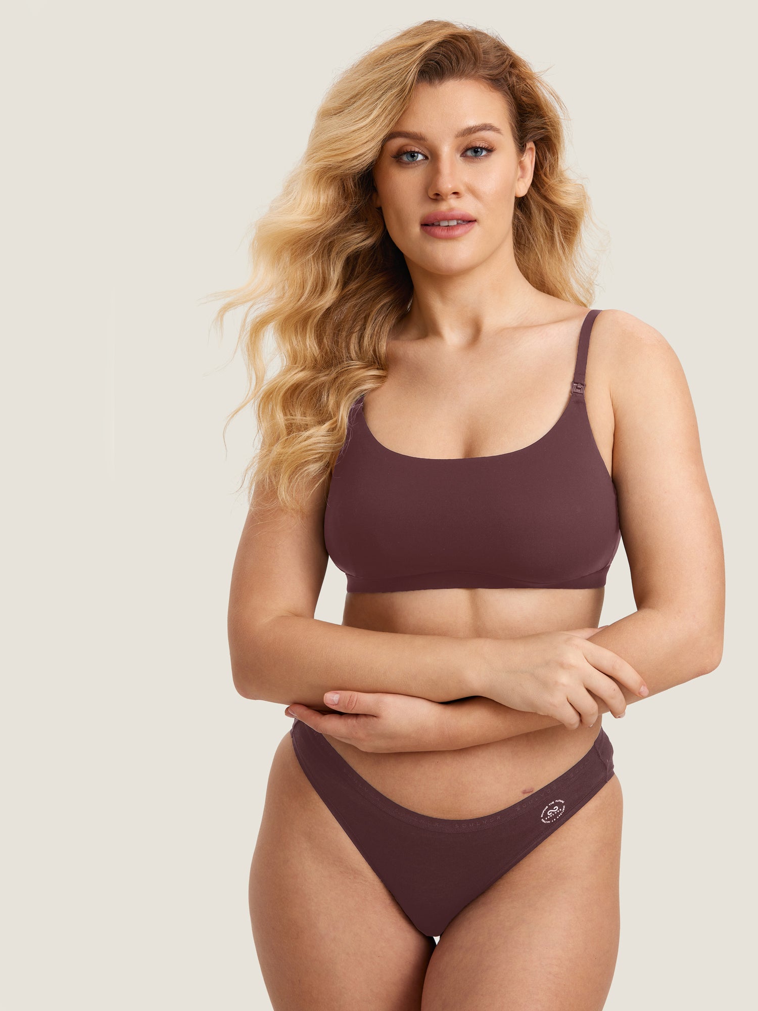 Inbarely® All-In-One Pumping Bra Hazelnut