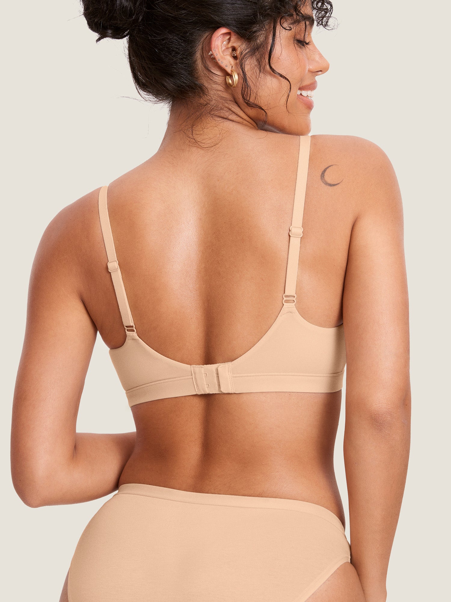 Inbarely® Scoop Nursing Bra Warm Beige