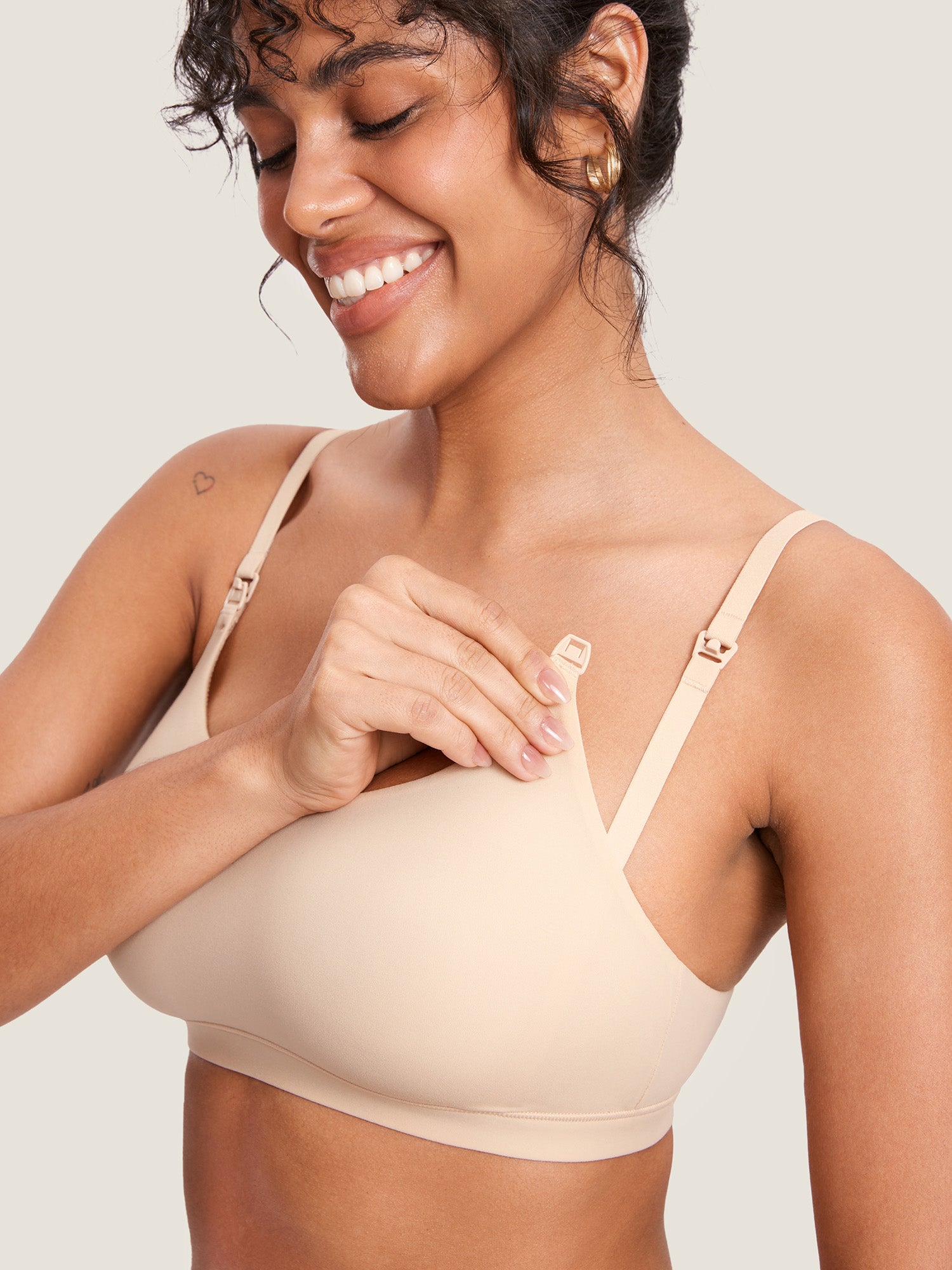 Inbarely® Scoop Nursing Bra Beige