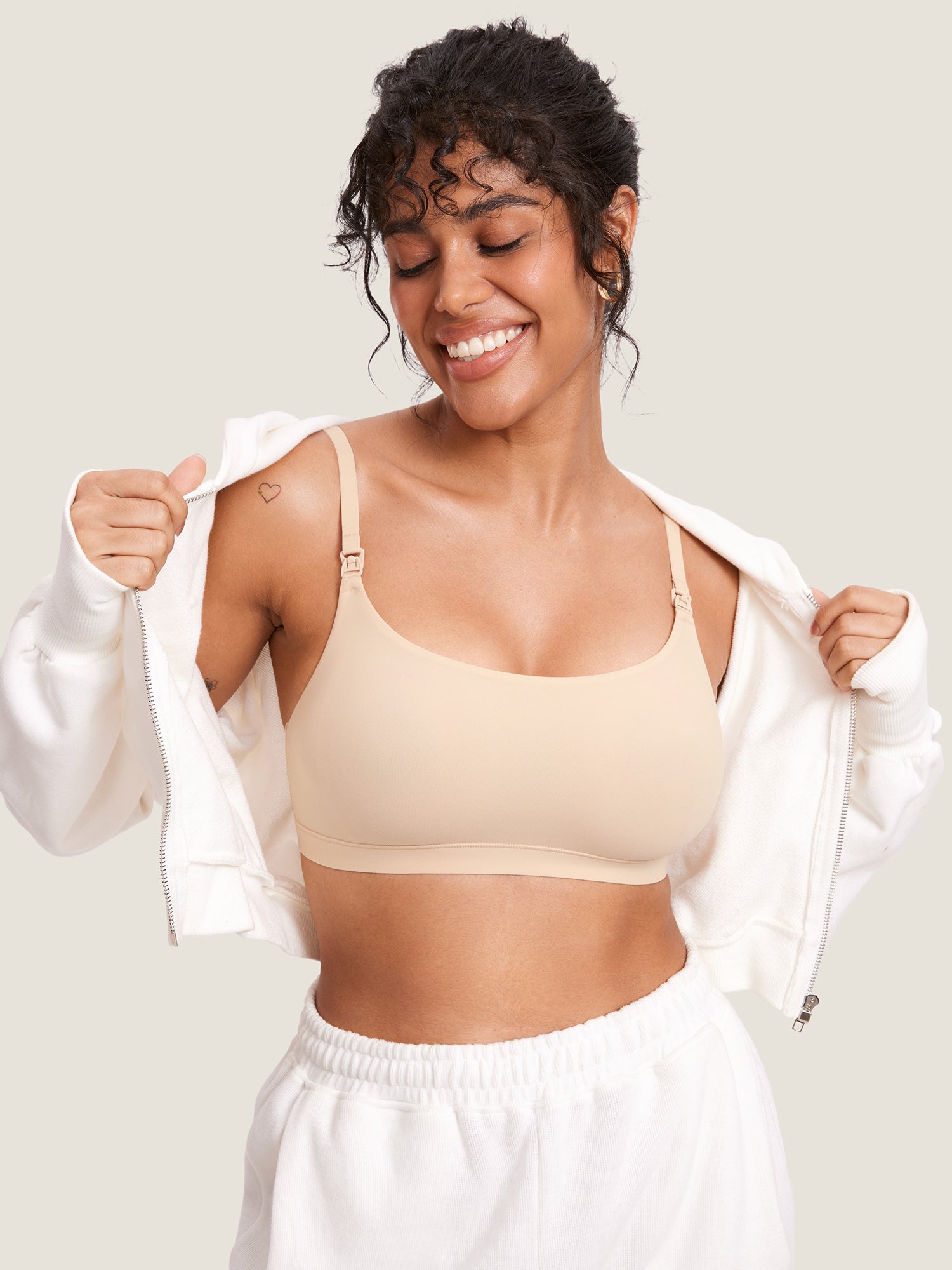 Inbarely® Scoop Nursing Bra Beige