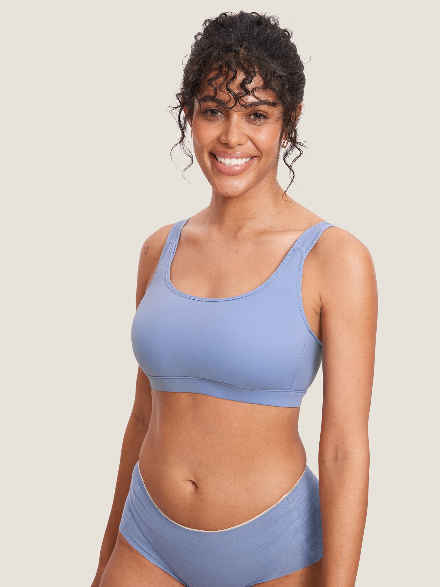 Natrelax® Velcro All-in-One Nursing & Pumping Bra Frost Blue