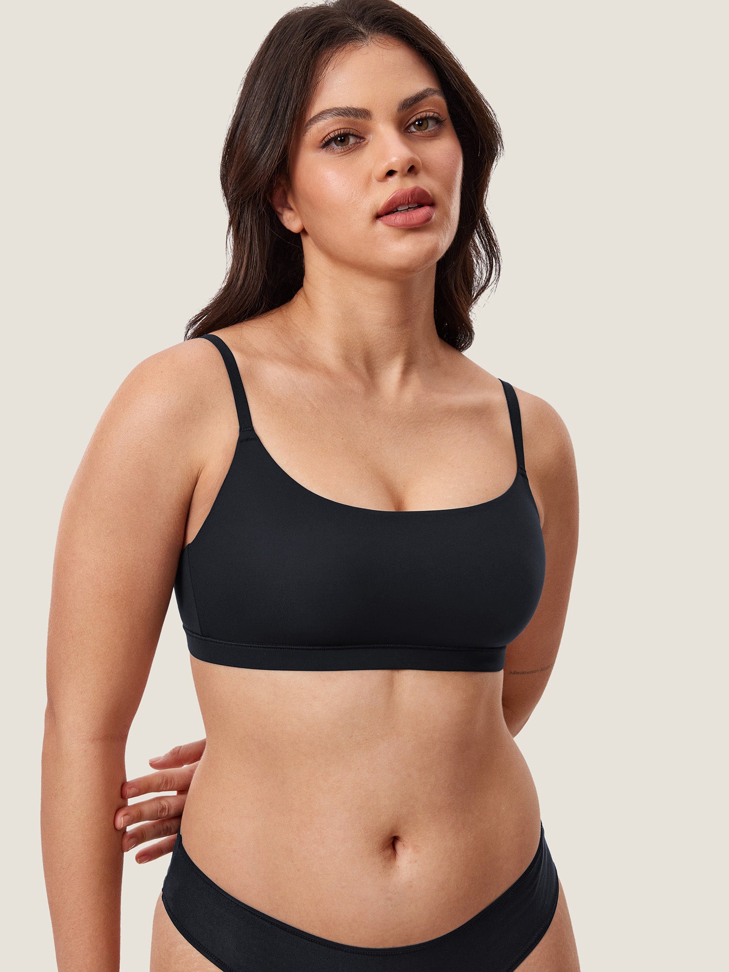 Inbarely® Scoop Everyday Bralette Black