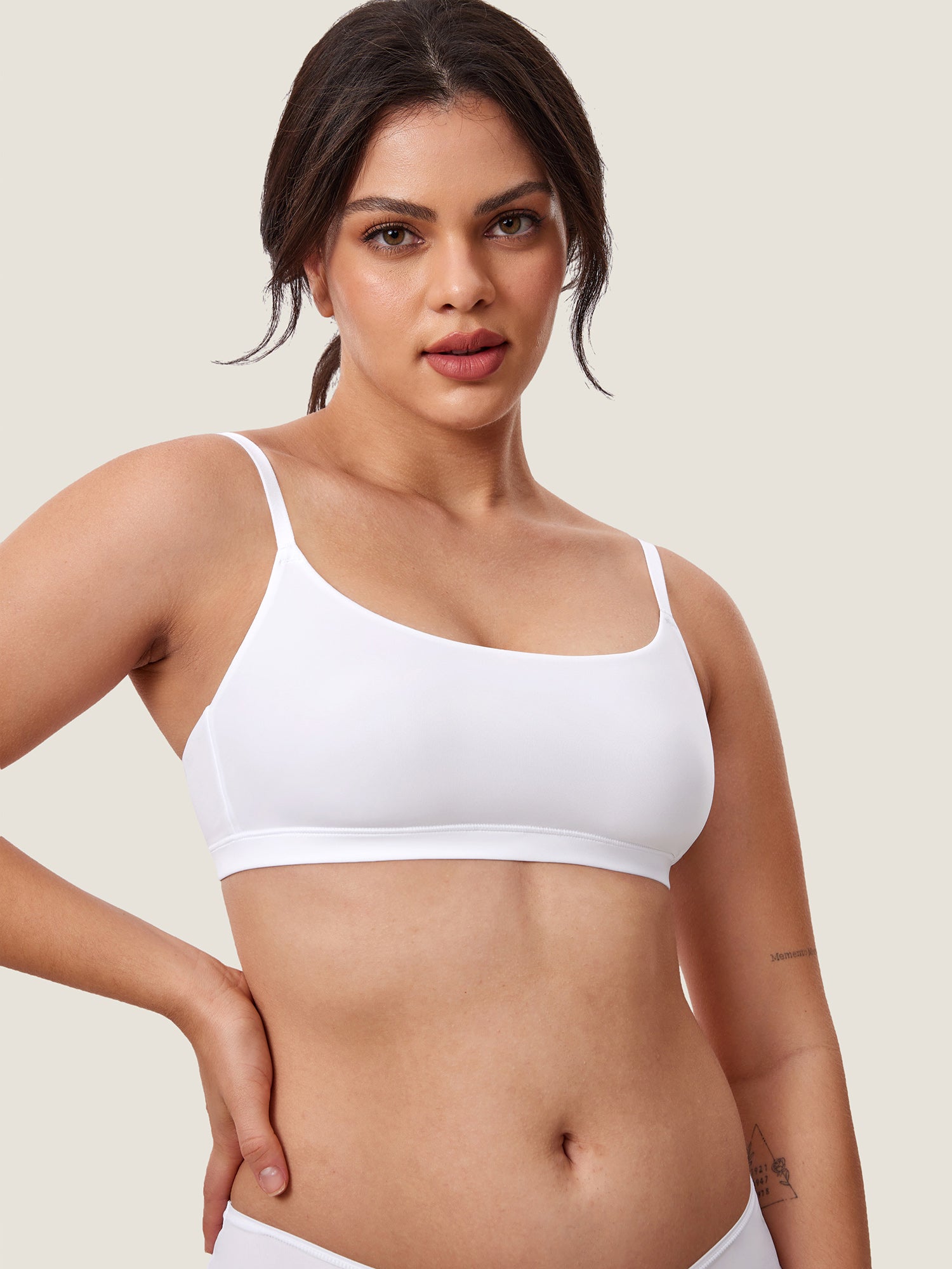 Inbarely® Scoop Everyday Bralette White