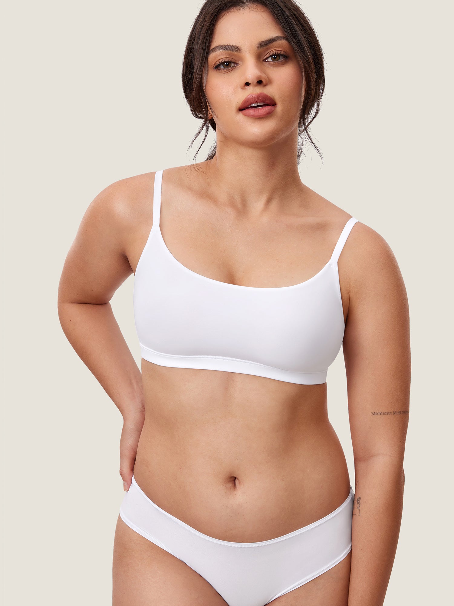 Inbarely® Scoop Everyday Bralette White