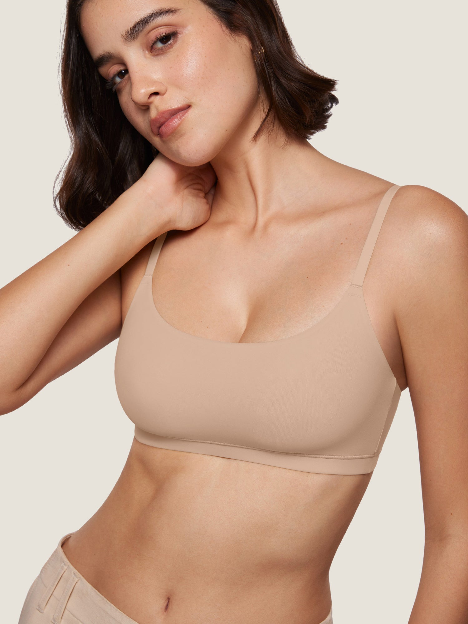 Inbarely® Scoop Everyday Bralette Wheat Beige