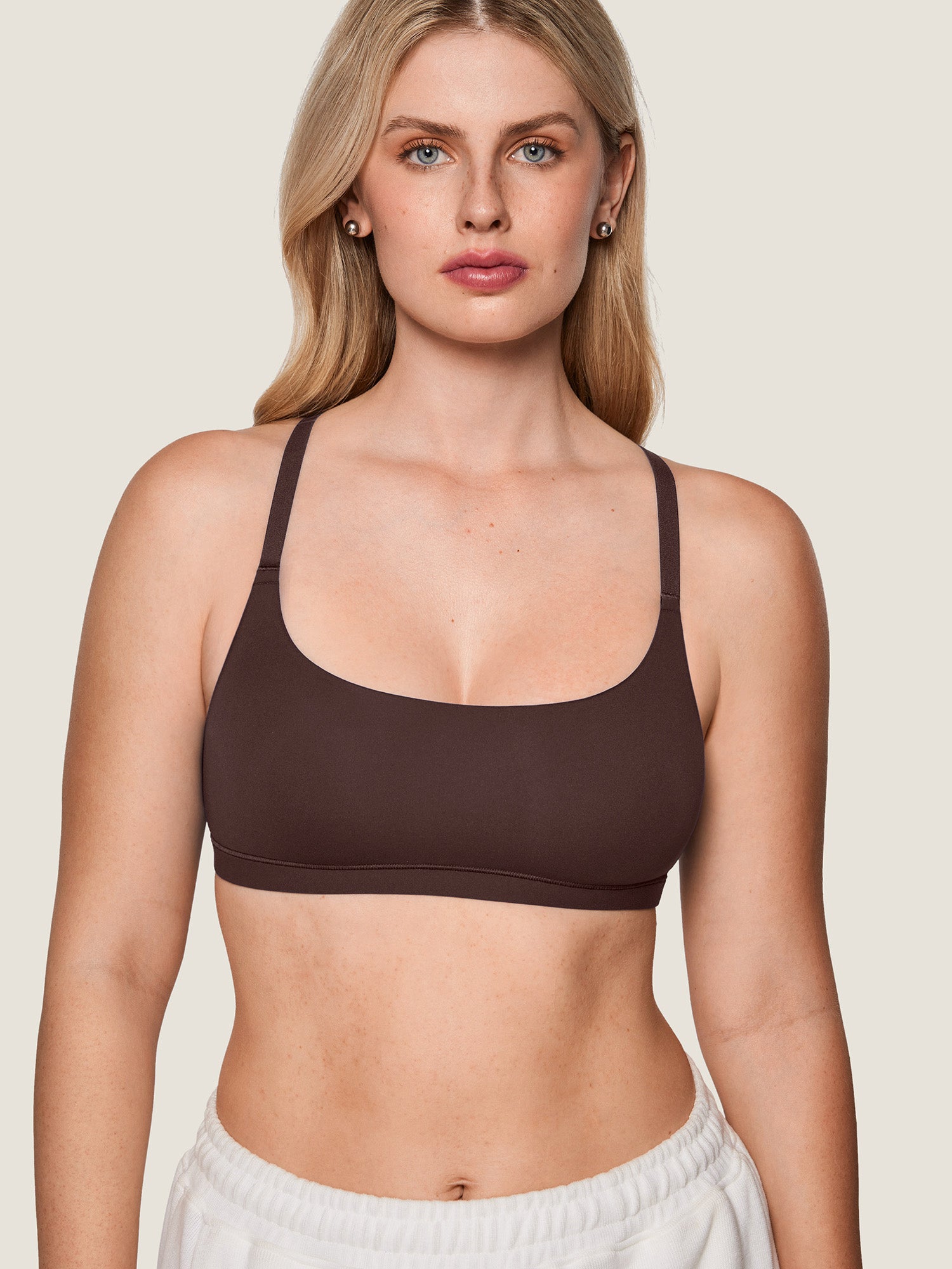 Inbarely® Racerback Everyday Bralette Hazelnut