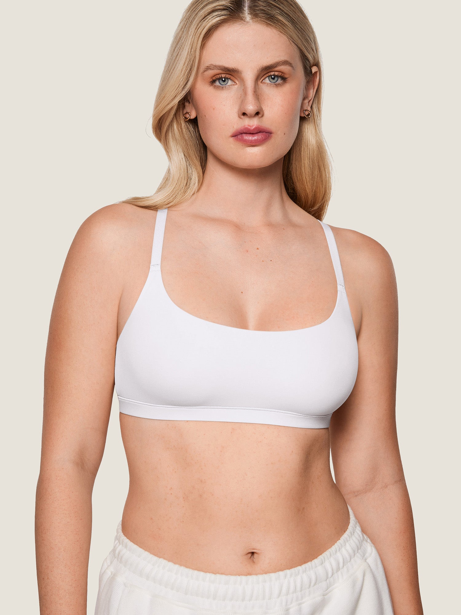 Inbarely® Racerback Everyday Bralette White