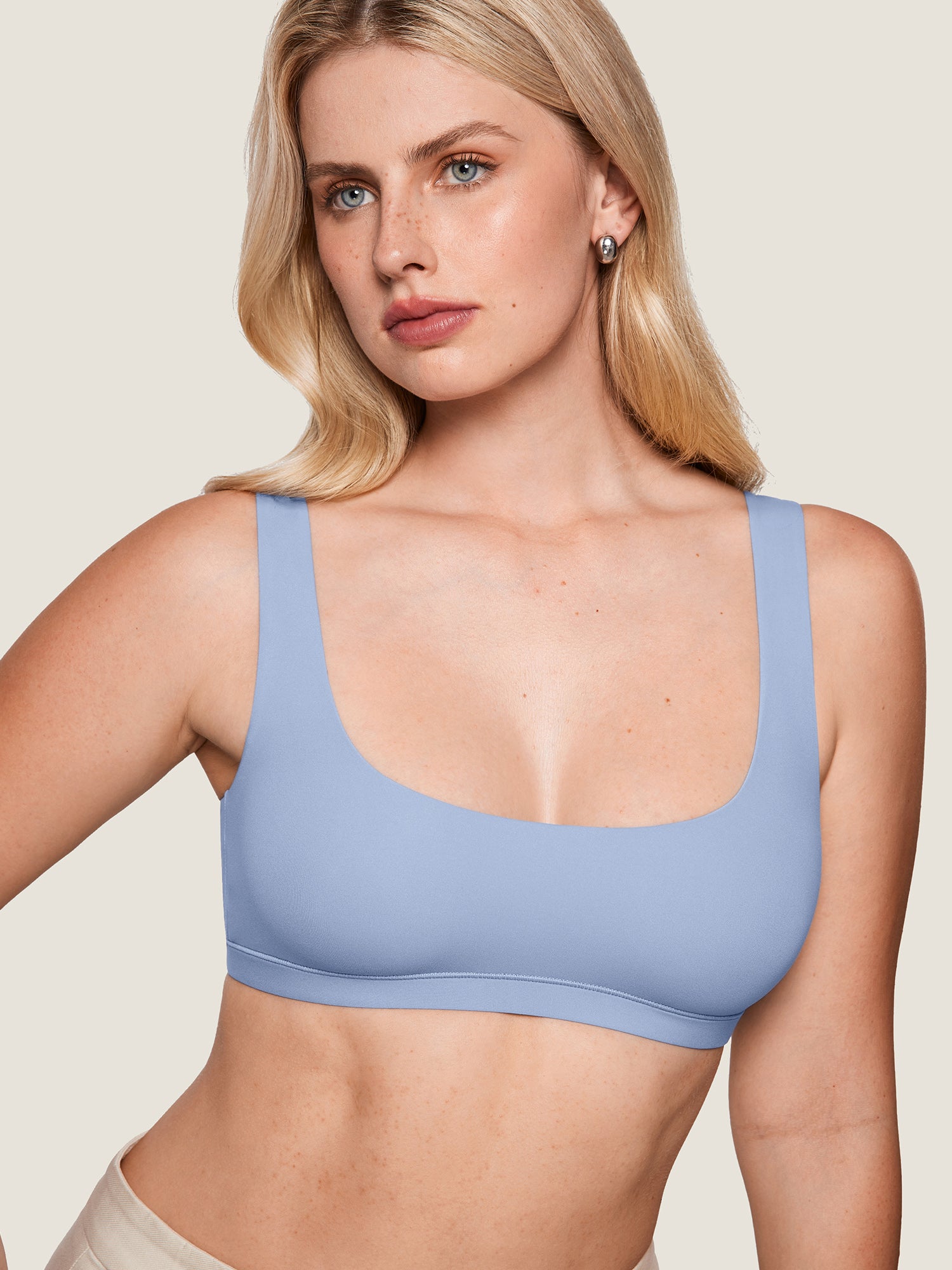 Inbarely® Soft Seamless Everyday Bralette Moonlight Blue