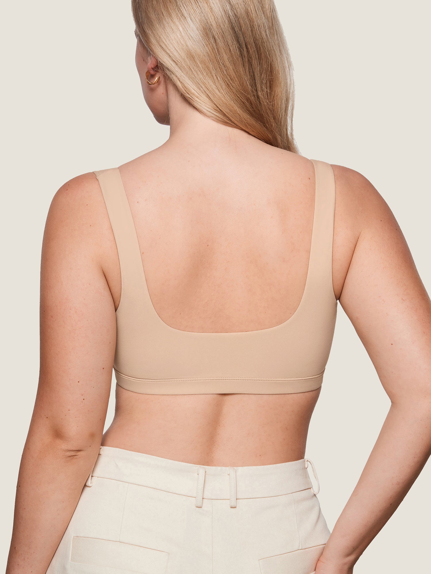 Inbarely® Soft Seamless Everyday Bralette Wheat Beige