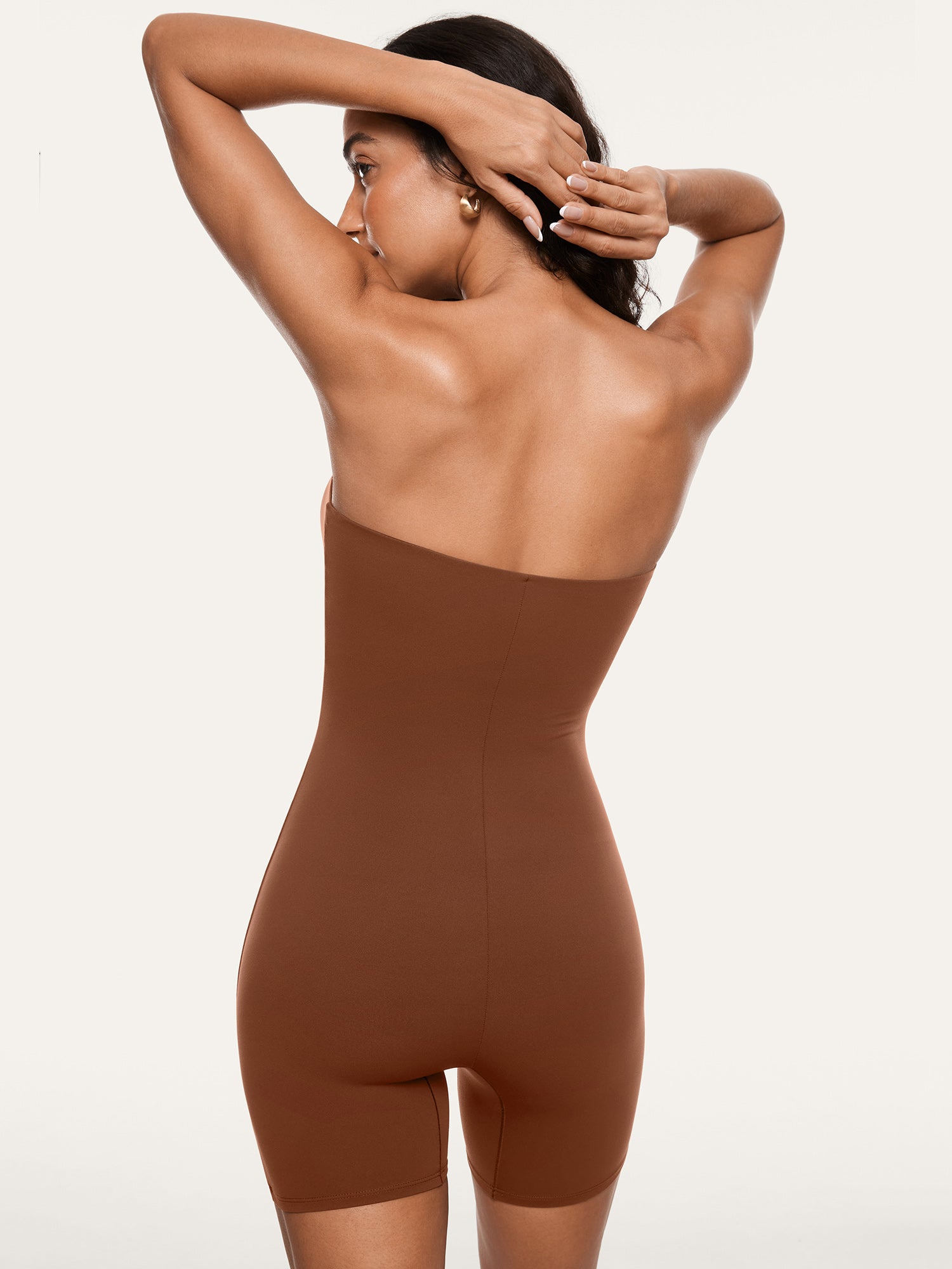 Natrelax™ Strapless Romper Croissant Brown