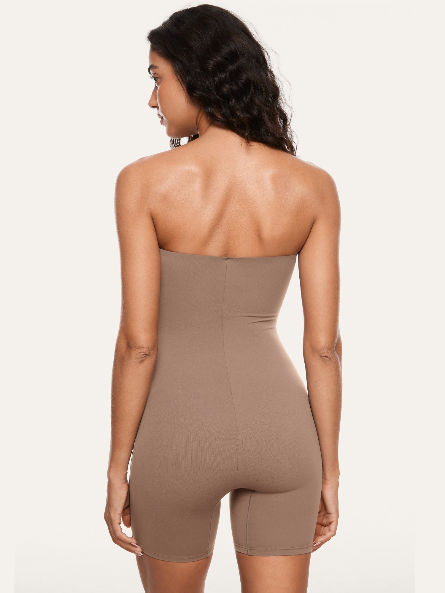 Natrelax™ Strapless Romper Latte Coffee