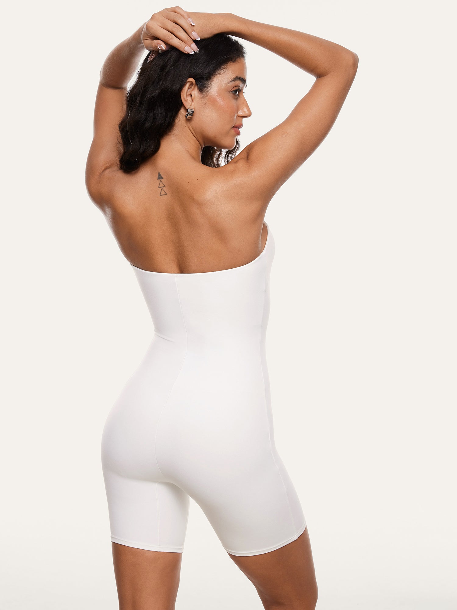 Natrelax™ Strapless Romper Iceland White