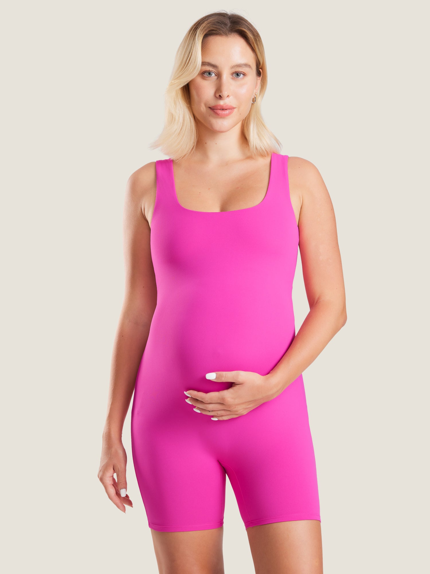 Natrelax® Maternity Romper Hibiscus Purple