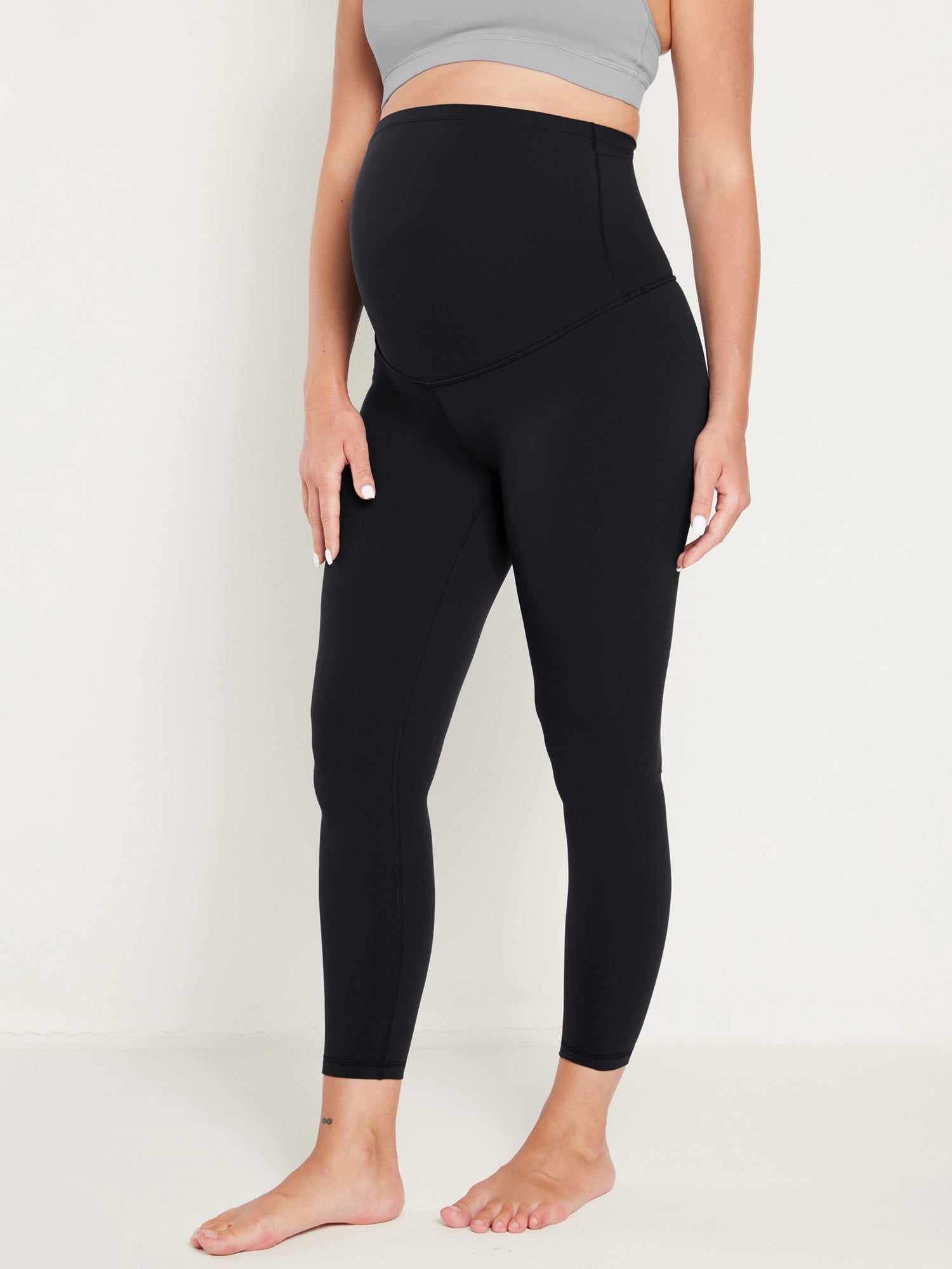 Natrelax® Maternity Leggings 25" - Super High Waist Black