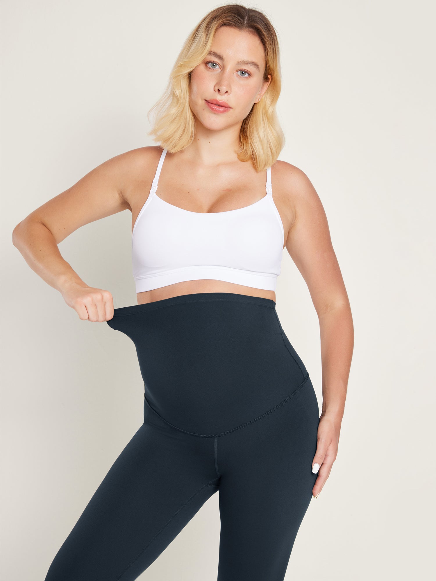 Natrelax® Maternity Leggings 28" - Super High Waist True Navy