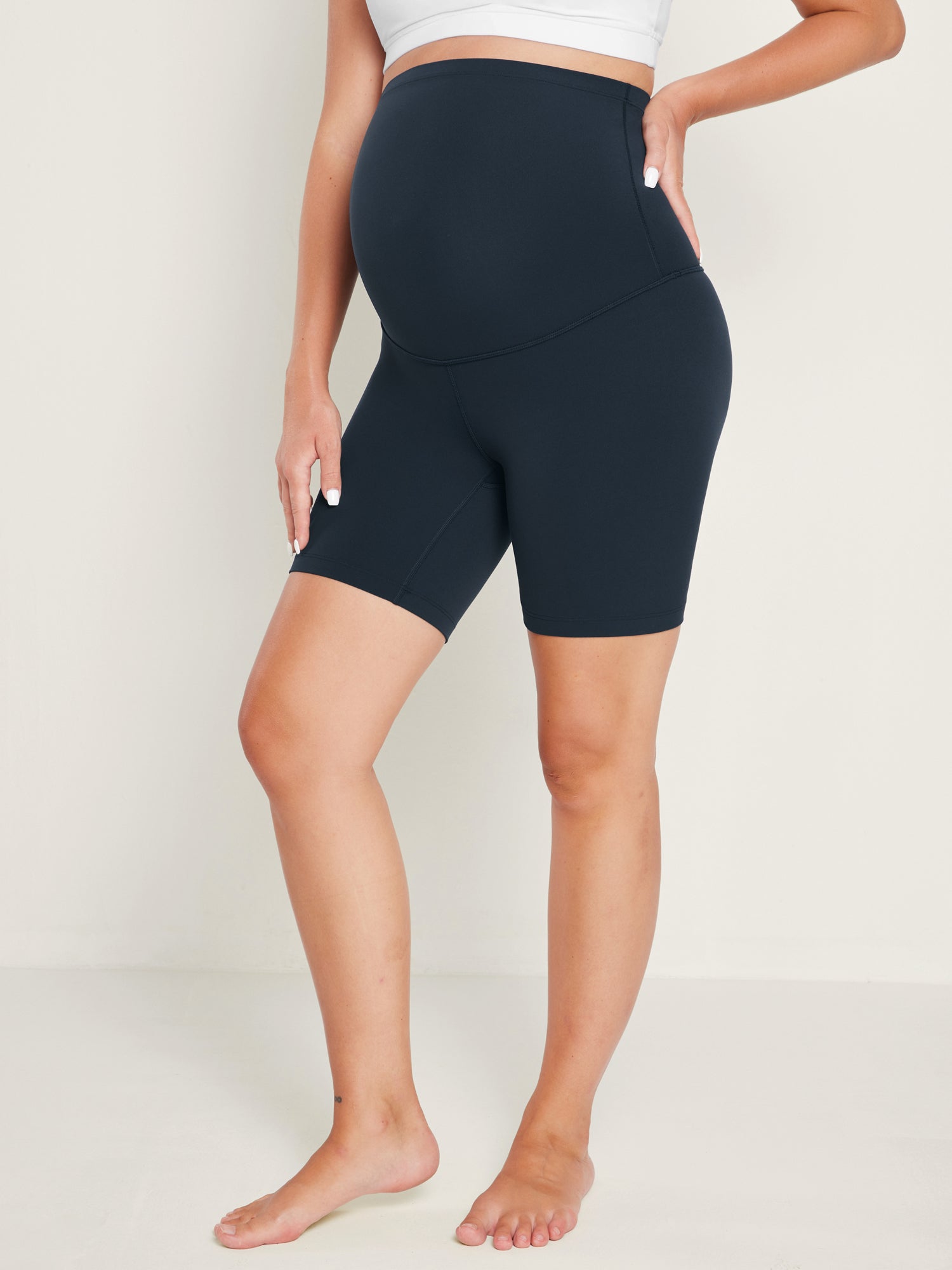 Natrelax® Maternity Leggings 6" - Super High Waist True Navy