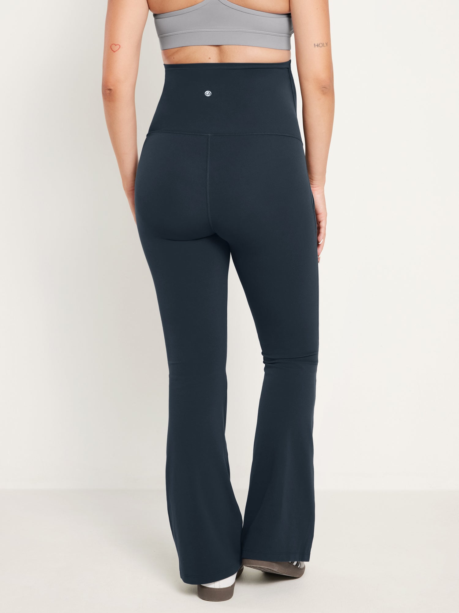 Natrelax® Maternity Flare Leggings 31" - With Pockets True Navy